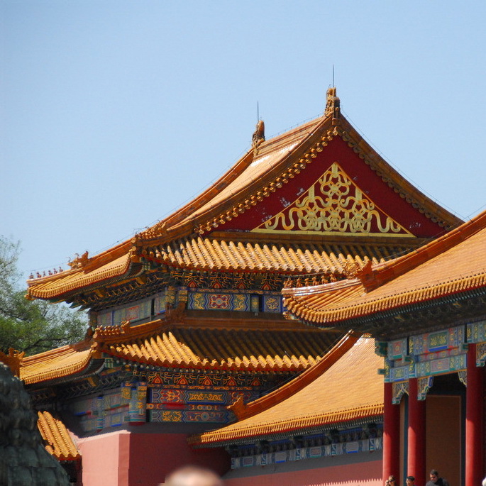 temple roofing glazed